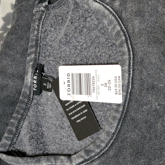 Torrid Fleece Cold Shoulder Dress - Picture 6 of 6